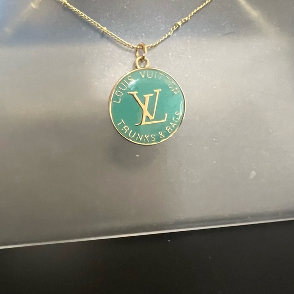 Louis Vuitton Jewelry - Authentic round charm on unbranded chain